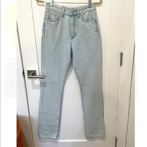 Weworewhat Straight Leg Jeans